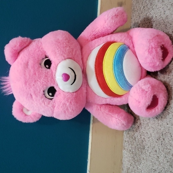 CARE bears 2020 basic fun 14 inch cheer bear plushie - Picture 1 of 7